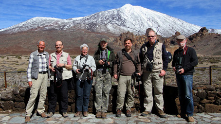 Reisegruppe Birdingtours auf Teneriffa